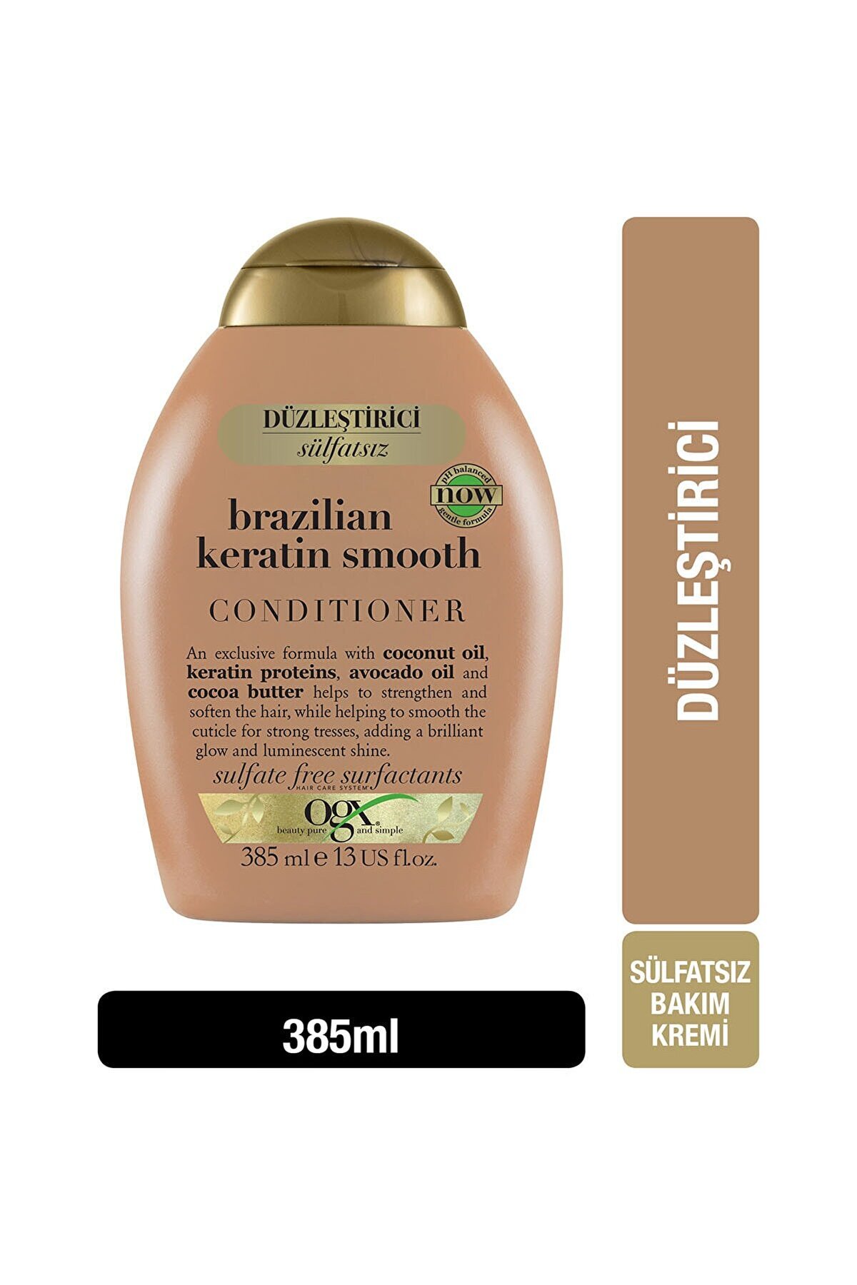 OGX Straightening Brazilian Keratin Smooth Sulfate-Free Care Cream 385 - ml KeyÜrün113