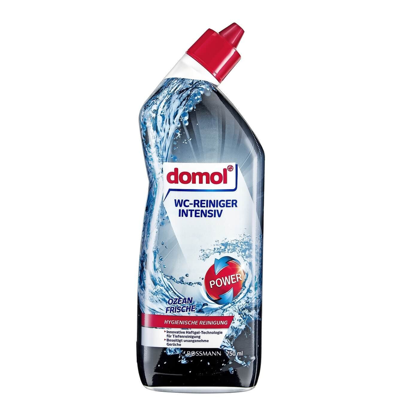 Domol Tuvalet Temizleyici Jel Ekstra Güçlü Okyanus Kokulu Yoğun Kıvam 750 ml