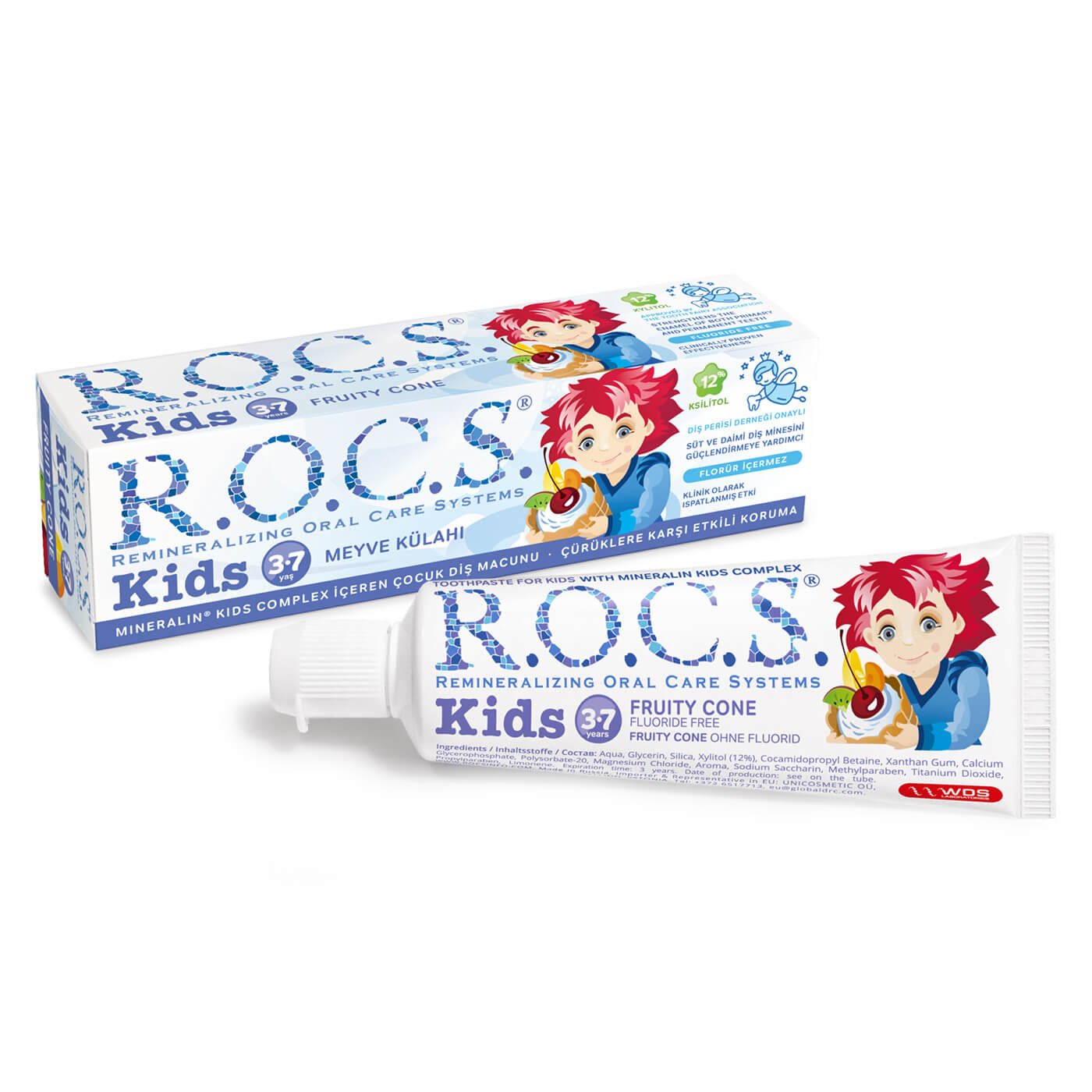 Rocs Diş Macunu Meyve Külahı 3 7 Yaş 35 ml