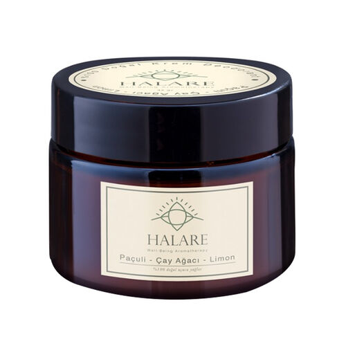 Halare Aromatherapy Doğal Krem Deodorant (Paçuli - Çay Ağacı - Limon) 45 gr.