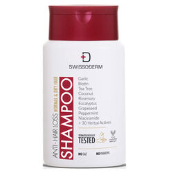 Swissoderm sac dokulmesine karsi sampuan 300 ml normal kuru sac tipi