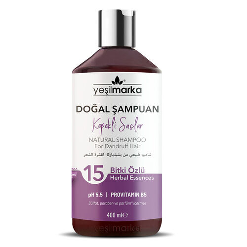 Yeşilmarka Doğal Şampuan 400 ml - Kepekli Saçlar