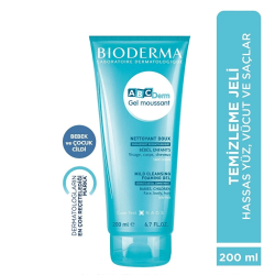 Bioderma ABCDerm Foaming Cleanser - Yüz Vücut ve Saç İçin Temizleyici Jel 200ml