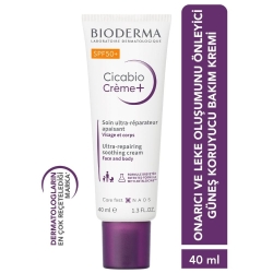 Bioderma Cicabio Cream+ SPF50+ Cilt Bariyeri Onarıcı Güneş Kremi 40ml