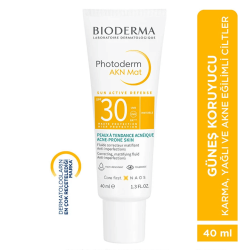 Bioderma Photoderm AKN Mat Yağlı Ciltler için Güneş Kremi SPF30 40ml