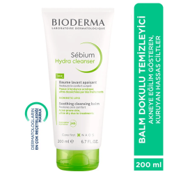 Bioderma Sebium Hydra Akneye Eğilim Gösteren Hassas Ciltler için Balm Dokulu Temizleyici 200ml