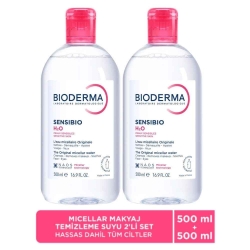 Bioderma Sensibio H2O Micellar Makyaj Temizleme Suyu İkili Paket