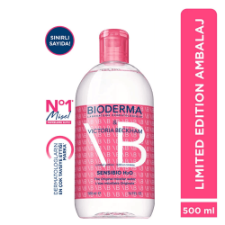 Bioderma Sensibio H2O Yüz ve Makyaj Temizleme Suyu 500ml - Victoria Beckham Limited Edition