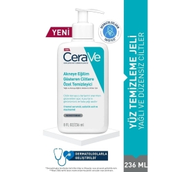 CeraVe Yağlı Ve Akneye Eğilimli Ciltler İçin Yüz Temizleme Jeli 236ml
