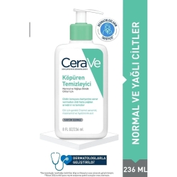 Cerave Normal ve Yağlı Ciltler için Köpüren Temizleyici 236 ml