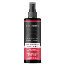 Ceremony Biotin & Kafein & Amino Kompleks içeren Dökülme Karşıtı Saç Sprey Toniği 250ml