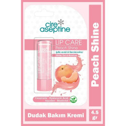 Cire Aseptine Lip Care Peach Shine Renkli Dudak Bakım Kremi 4.5gr