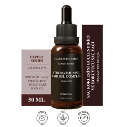 Clara Hygienics Expert Series Castor Oil Güçlendirici Saç Yağı 50ml