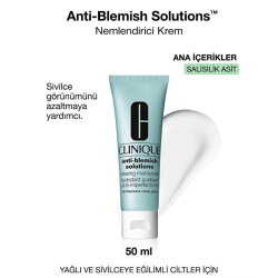 Clinique Anti-Blemish Clearing Treatment - Sivilce Karşıtı Temizleyici Nemlendirici 50ml