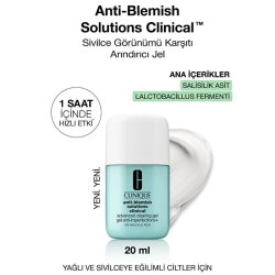 Clinique Anti Blemish Solutions Sivilce Görünümü Karşıtı Arındırıcı Jel 20 ml