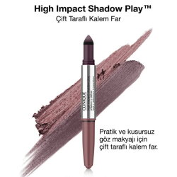 Clinique High Impact Shadow Play Çift Taraflı Kalem Far - Royal Couple