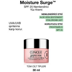 Clinique Moisture Surge SPF25 Güneş Korumalı Nemlendirici 30 ml