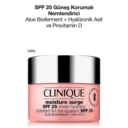 Clinique Moisture Surge SPF25 Güneş Korumalı Nemlendirici 50 ml