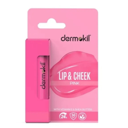 Dermokil Renkli Dudak ve Yanak Nemlendirici Bakım Kremi Spf30-Pink