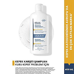 Ducray Kelual Squanorm Kuru Saçlar için Kepek Karşıtı Şampuan 400ml