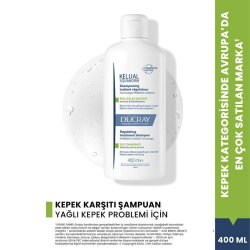 Ducray Kelual Squanorm Normal ve Yağlı Saçlar için Kepek Karşıtı Şampuan 400ml