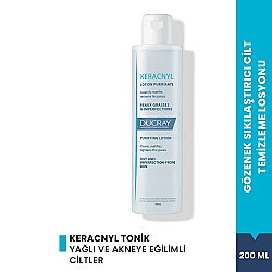Ducray Keracnyl Lotion Yağlı ve Akneli Ciltler için Losyon 200 ml