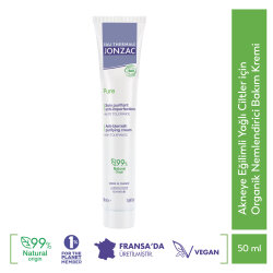 Eau Thermale Jonzac Pure Yağlı ve Karma Ciltler için Organik Nemlendirici Bakım Kremi 50ml