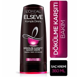 Elseve Arginine Direnç X3 Dökülme Karşıtı Saç Kremi 360ml