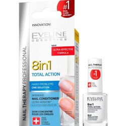 Eveline 8'i 1 Arada Total Action Yoğun Tırnak Bakım Kremi 12ml