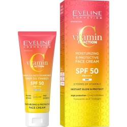 Eveline Vitamin 3X Action Nemlendirici & Koruyucu SPF50 Yüz Kremi 30ml