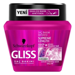Gliss Supreme Length 2si 1 Arada Koruyucu Saç Bakım Maskesi 300ml