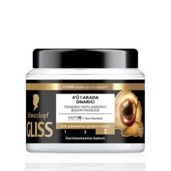 Gliss Ultimate Repair 4'ü 1 Arada Onarıcı & Yeniden Yapılandırıcı Saç Bakım Maskesi 400ml