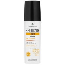 Heliocare 360 Gel Oil Free Renkli Beige Yağsız SPF+50 Jel Güneş Koruyucu 50ml