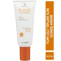 Heliocare Advanced Güneş Koruyucu Sprey SPF50 UVA/UVB 200ml