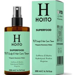 Hoito Doğal Biberiye Suyu İçeren Saç ve Saç Derisi Toniği 200ml