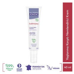 Eau Thermale Jonzac Sublimactive Light Normal ve Karma Ciltler için Yaşlanma Karşıtı Organik Nemlendirici Krem 40ml