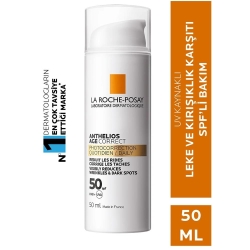 La Roche Posay Anthelios Age Correct SPF50 Leke ve Kırışıklık Karşıtı Güneş Koruyucu Yüz Kremi 50ml