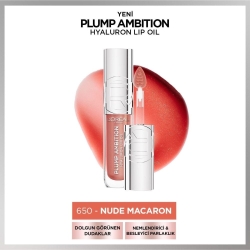 Loreal Paris Besleyici ve Nemlendirici Dudak Parlatıcısı - 650 Nude Macaron