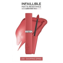 Loreal Paris Infaillible Matte Resistance Likit Mat Ruj 230