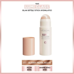 Loreal Paris Lumi Glass Islak Bitişli Stick Aydınlatıcı - 610 Glassy Pearl Eclat