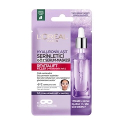 Loreal Paris Revitalift Filler Serinletici Göz Serum Maskesi