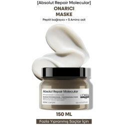 Loreal Professionnel Absolut Repair Molecular Yıpranmış Saçlar İçin Maske 150 ml