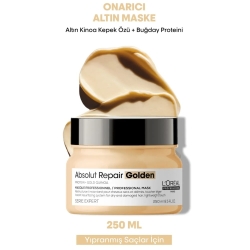 Loreal Proffesionnel Serie Expert Absolut Repair Resurfacing Golden Onarıcı Maske 250ml