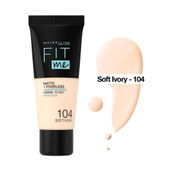 Maybelline New York Fit Me Matte+Poreless Fondöten 104 Soft Ivory