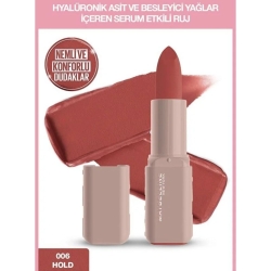 Maybelline New York Serum Etkili Hyalüronik Asit ve Besleyici Yağ İçeren Ruj - 006 Hold The Hour