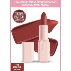 Maybelline New York Serum Etkili Hyalüronik Asit ve Besleyici Yağ İçeren Ruj - 103 Make It Work