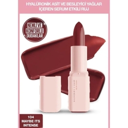 Maybelline New York Serum Etkili Hyalüronik Asit ve Besleyici Yağ İçeren Ruj - 104 Maybe It's Intense