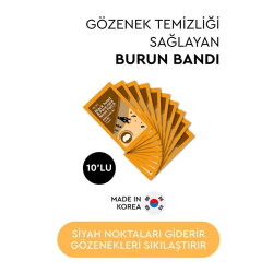 Mjcare Nose Pack Siyah Nokta ve Gözenek Temizleyici Burun Bandı 10lu