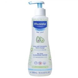 Mustela Cleansing Water Avokado Özlü Durulama Gerektirmeyen Temizleme Suyu 300ml