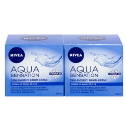 Nivea Aqua Sensation Günlük Canlandırıcı Bakım Kremi 2x50ml